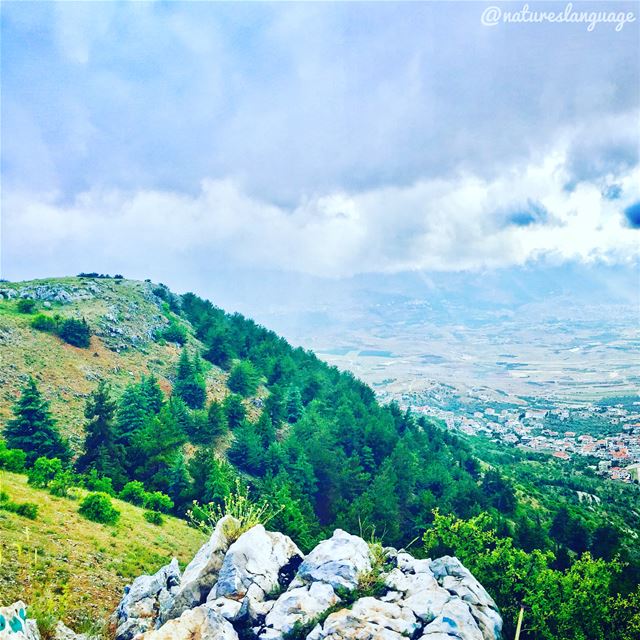 It's really hard to take my eyes of this  beautiful  landscape  scenery at... (Beqaa Valley)