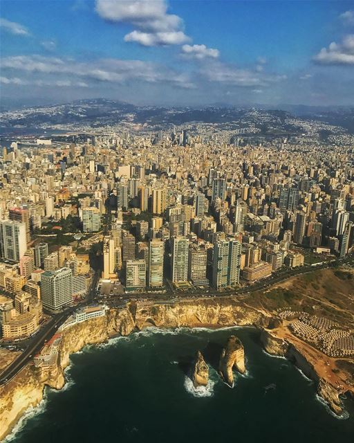 Its only when you are flying above it that you realize how incredible it... (Beirut, Lebanon)