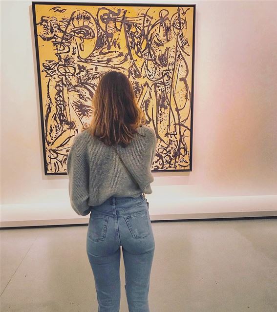 Jackson Pollock 🎨 🖌 moma.. paris  parismonamour  beirut  lebanon ... (Exposition MoMa à Paris)