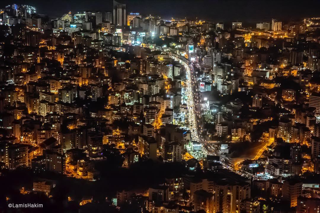 Jounieh from Harissa, you can interpret this photo in many ways. It shows...