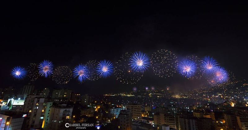 Jounieh International Festival 2016 opening fireworks 🎆...
