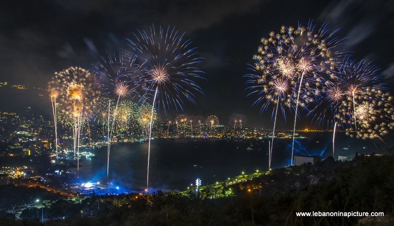 Jounieh International Festival 2018 - Fireworks Pictures (Jounieh Bay)