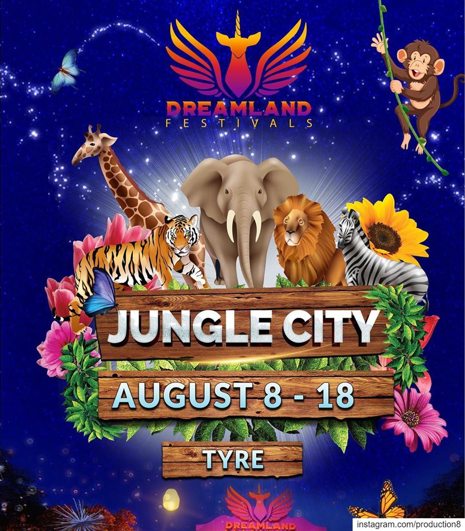 Jungle City is moving to Tyre as part of @dreamlandfestivals starting on ... (Tyre, Lebanon)