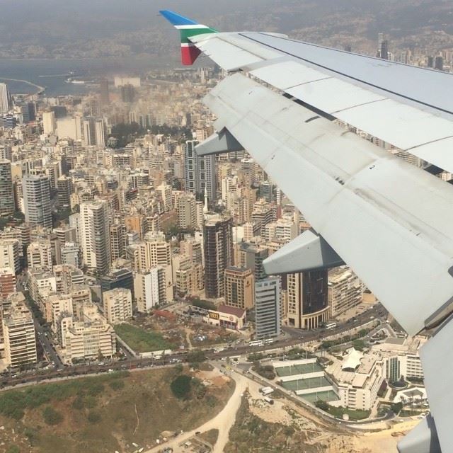 Just landed in Beirut! What an amazing feeling ❤️  BySaraElDana ... (Matar Rafic Al Hariri)