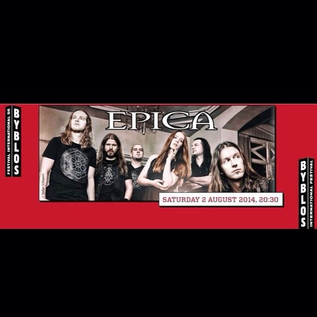 Just WOW!  EPICA in  Lebanon on August 2 between  Byblos Fortress and...