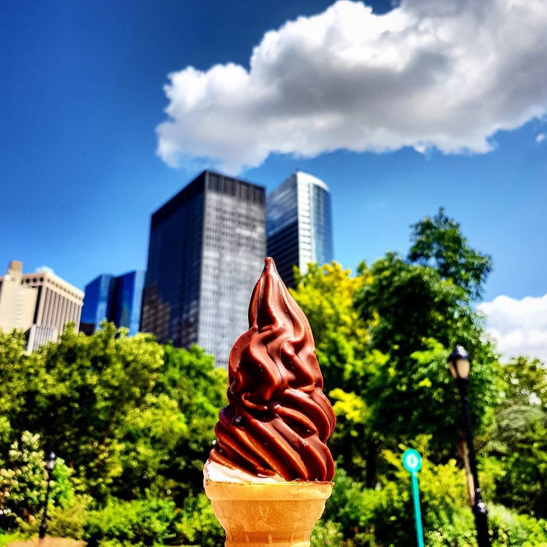 Keep your eyes on the ice cream and your feet on the ground --------------- (New York, New York)