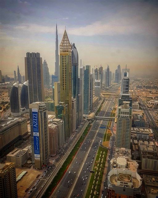 Last day from the 61th floor in the Club Lounge... Thank you @millenniumpla (Millennium Plaza Hotel Dubai)