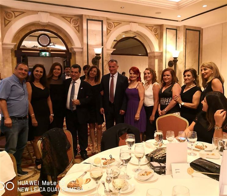 Last night gathering  galadinner dr Tony Tannoury  friends  media  health ... (Phoenicia Hotel Beirut)