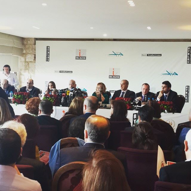 Launching of Byblos International Festival 2015. press conference byblos... (Byblos sur Mer Hotel)