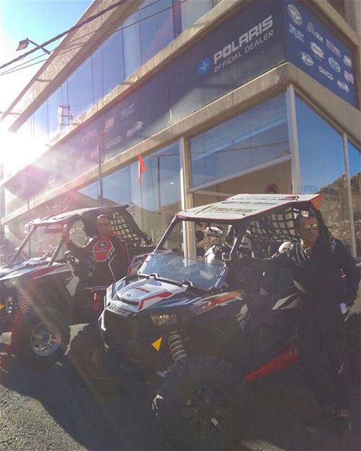Laurent Dagher is ready on his RZR turbo  for ATCL 4x4 Off-Road Race in... (Helmets-On Sarl)