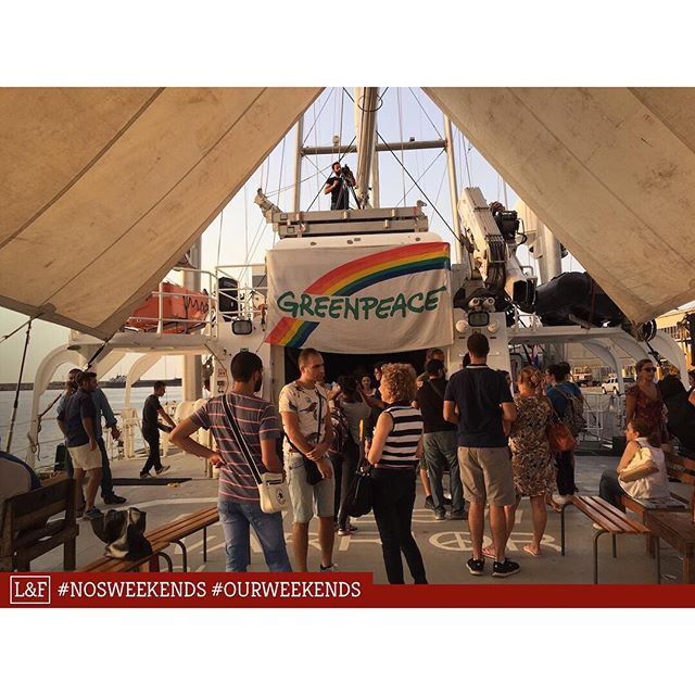 Le navire de Greenpeace à Beyrouth! / Greenpeace’s boat in Beirut! ----- (Port of Beirut)