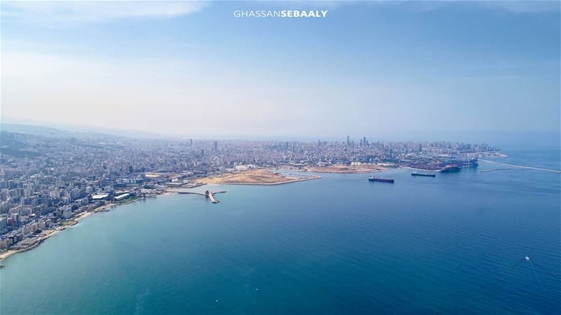 Lebanese coast  dji  drone  photo  dbayeh  lebanon  beirut  sea  coast ... (Dbayeh, Mont-Liban, Lebanon)