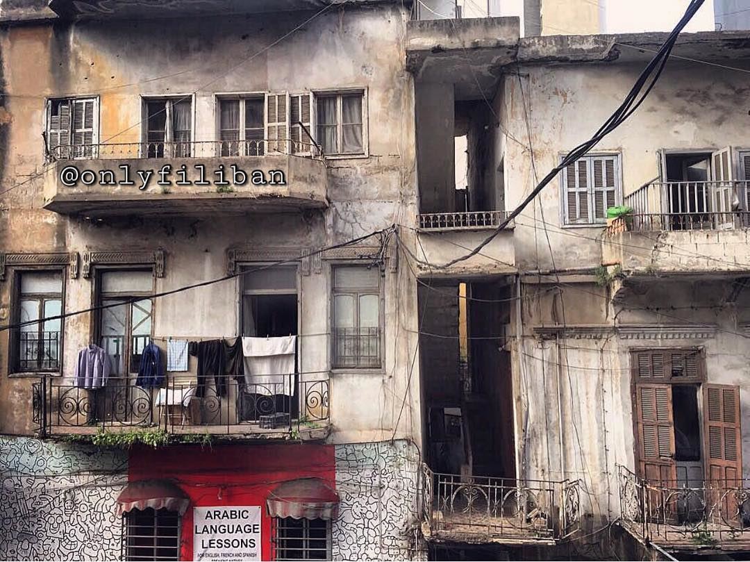 Lebanese heritage homes filled with endless love and laundry!🇱🇧😉 ...... (Achrafieh, Lebanon)