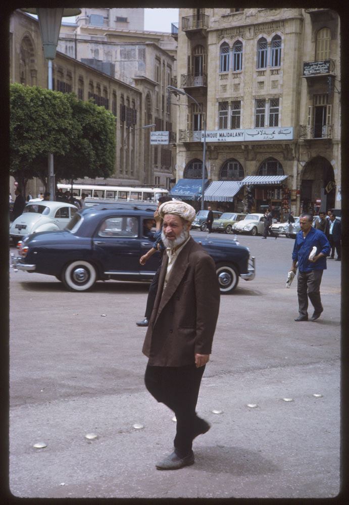 Lebanese man in Parliament Square  1965 