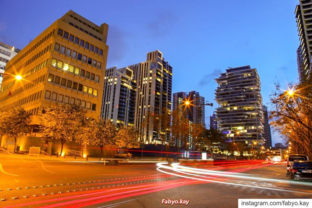  lebanon beirut downtown street long_exposure architecture lights... (Downtown Beirut)