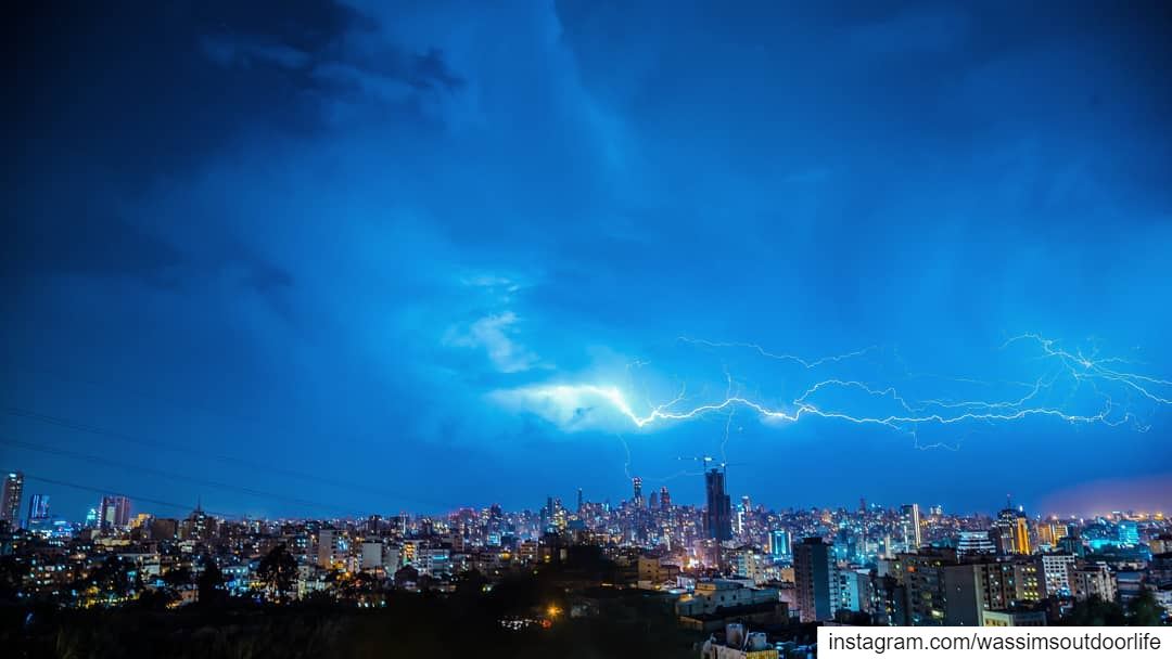 lebanon  beirut longexposure  canonphotography  lighting  thunder ...