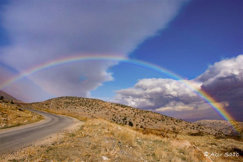  Lebanon  beqaa  rainbow  rainbows  roadtrip  cloudy  livelovebeirut ... (Beqaa Governorate)