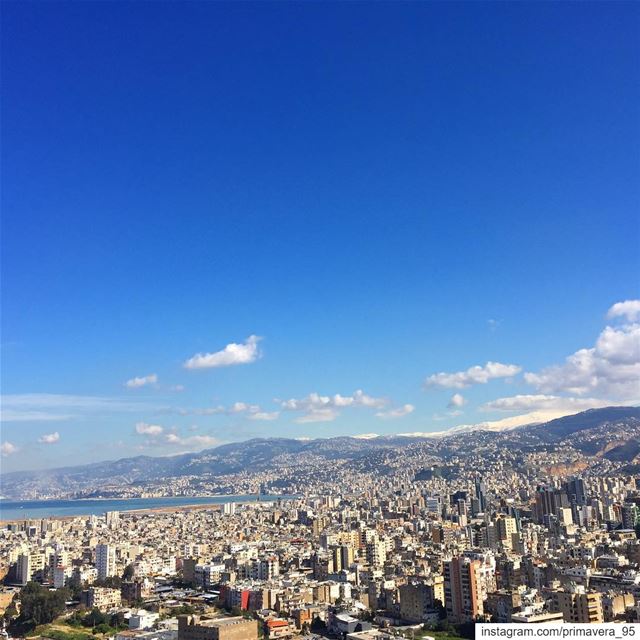  lebanon  bluesky  mountains  nature  view  capture  city  beirut ... (Achrafieh, Lebanon)