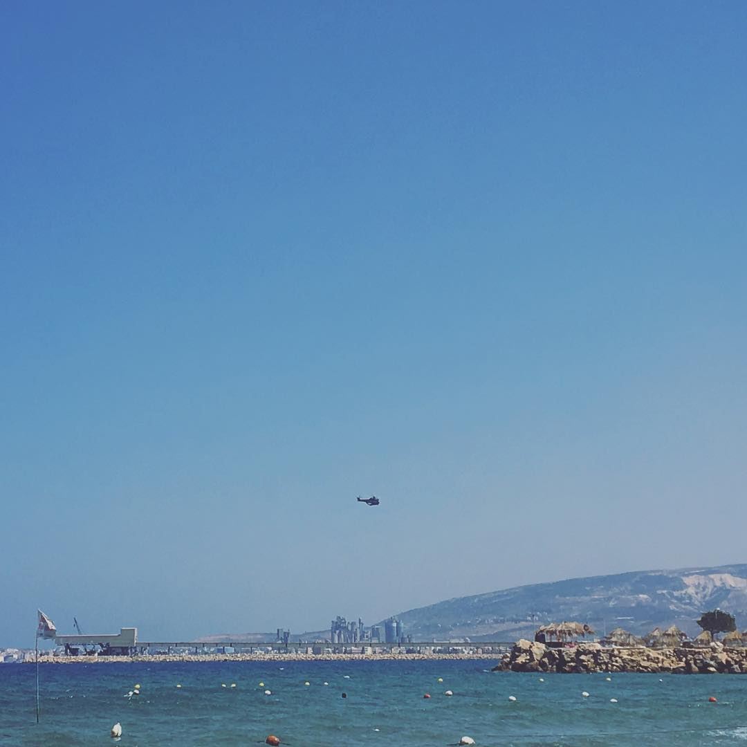  lebanon  chekka  heri  beach  summer  helicopter  lebanesearmy ... (El Héri, Liban-Nord, Lebanon)
