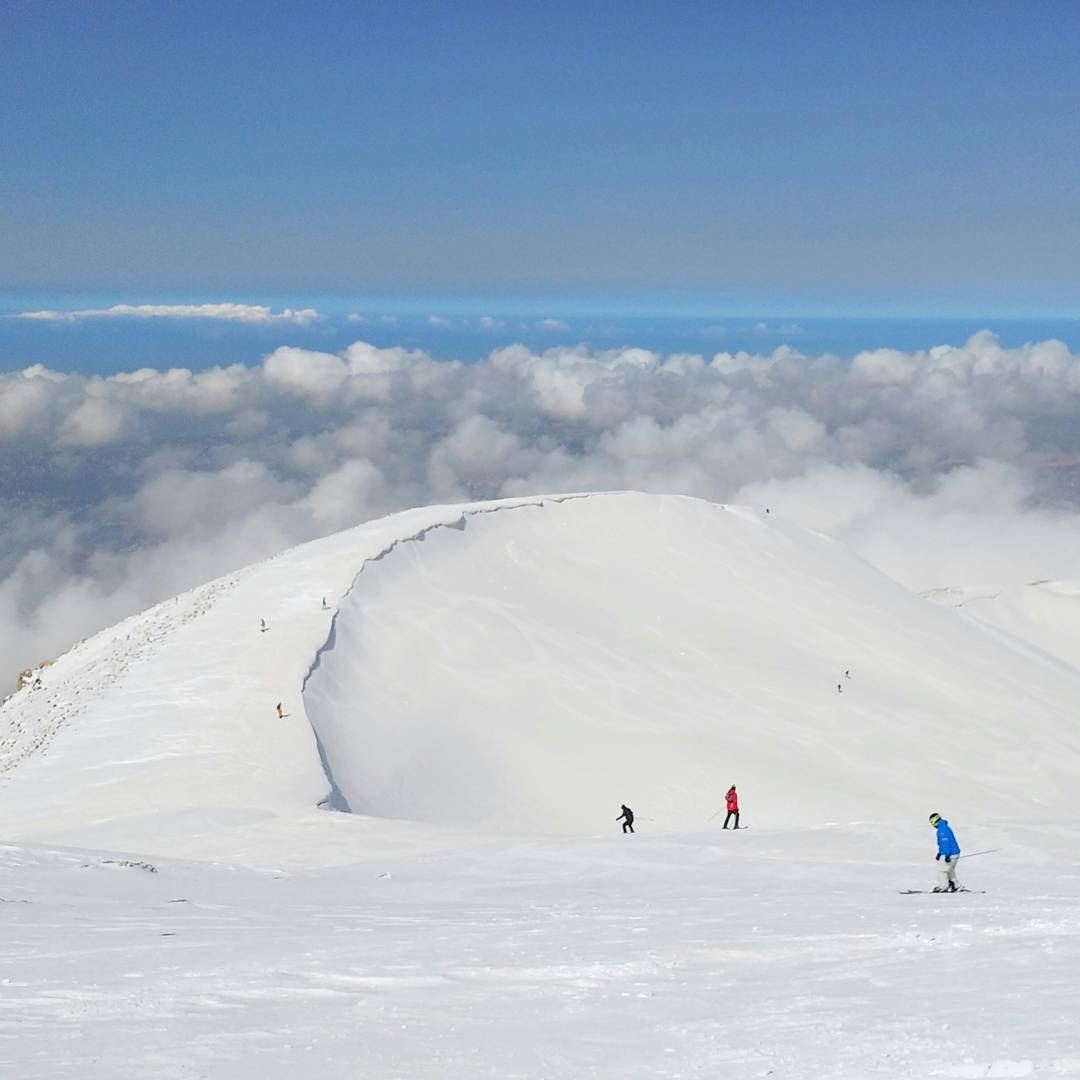 "Lebanon is NOT a desert"  lebanonisnotadesert  lebanon  skiresort ... (Mzaar Kfardebian)