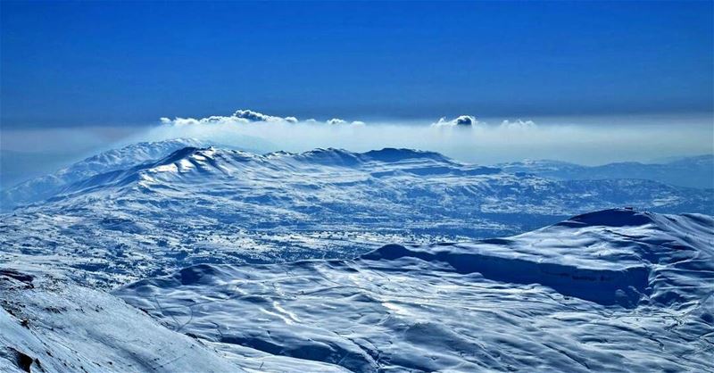  lebanon  mountains  snow  scene  blue  sky  white  instagram  insta ...