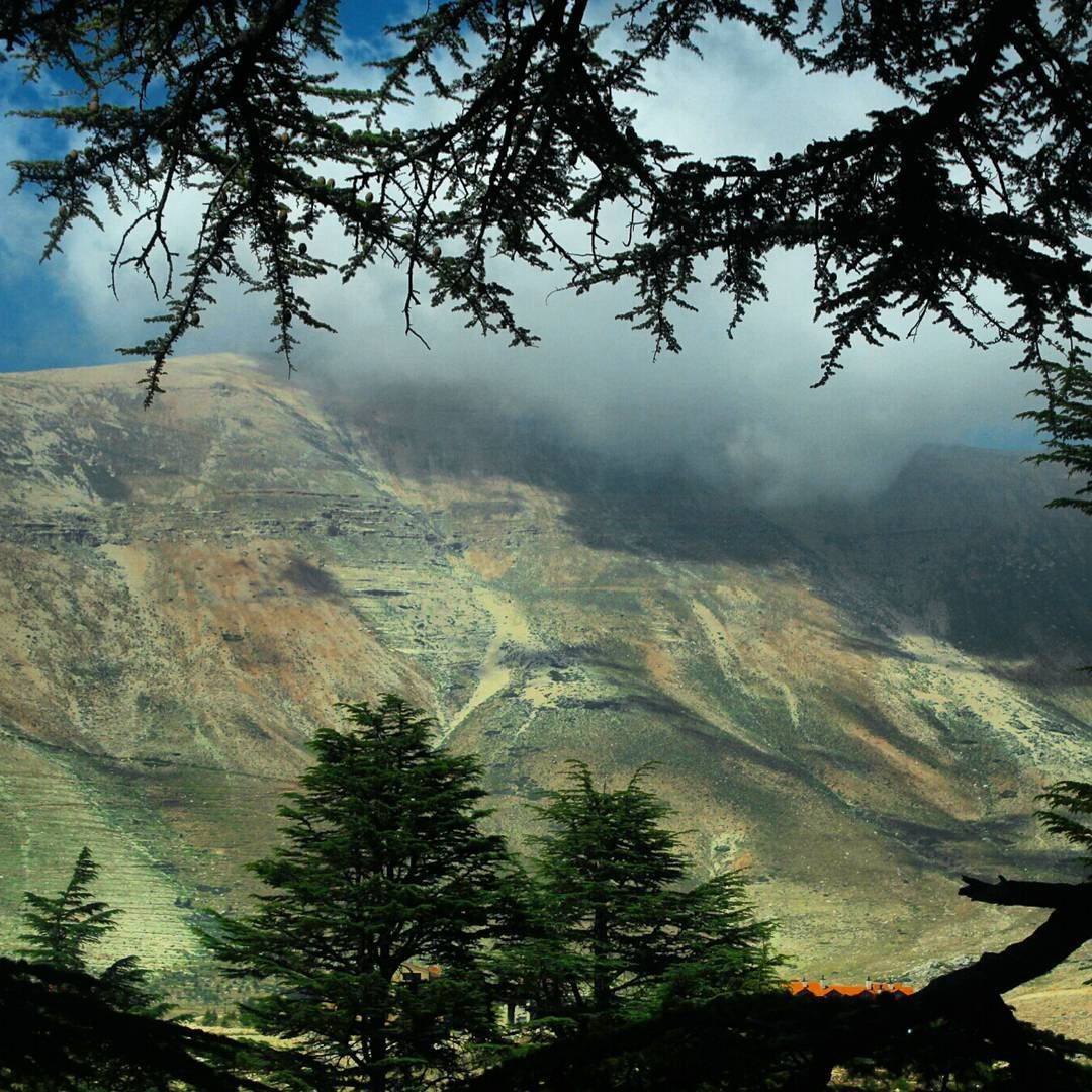 Lebanon's rainbow mountain ? 🗻🌈.... nature  lebanon  bcharre  ... (El Arz, Liban-Nord, Lebanon)