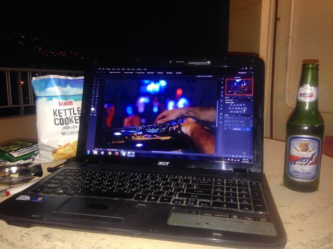 let's edit! 🍻  edit  photoshop  beer  chips  lebanon  outdoor ...