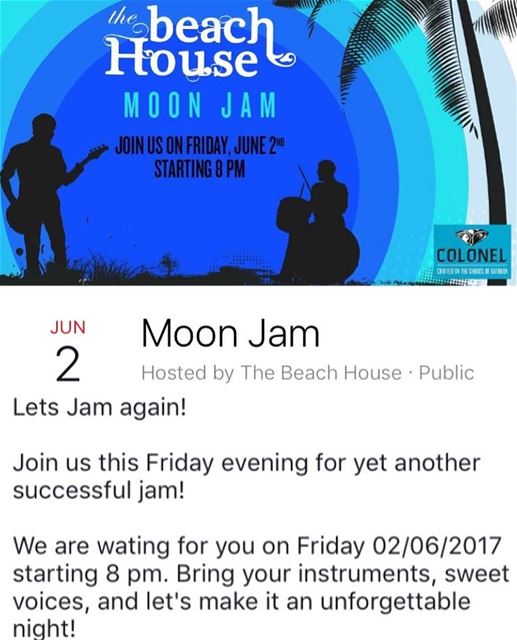 Let's jam again @the_beach_house_okaibe  igers  lebanon  lebanese  music ... (The Beach House Okaibe)