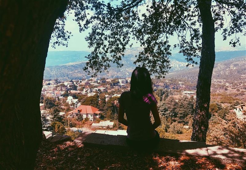 let's sit over there and stare💥 takeaseat  nature_seekers  livelovechouf... (Lebanon)