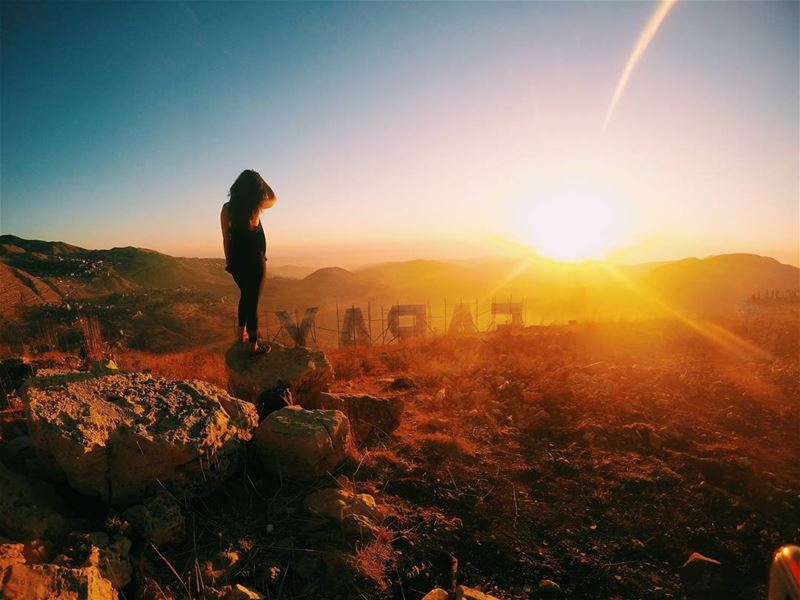 Let's 🌄....... sunset  mountain  gopro  goprohero4  vsco  vscocam... (Faraya, Mont-Liban, Lebanon)