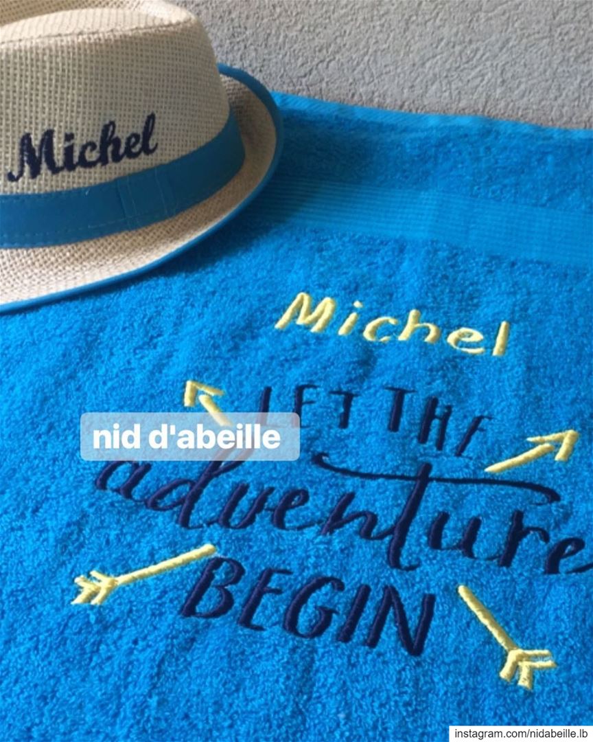 Let the adventure begin 🏄🏼 Write it on fabric by nid d'abeille ...