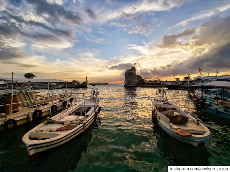  life, if well lived is long enough... time  wellspent  sunsetmood ... (Byblos, Lebanon)