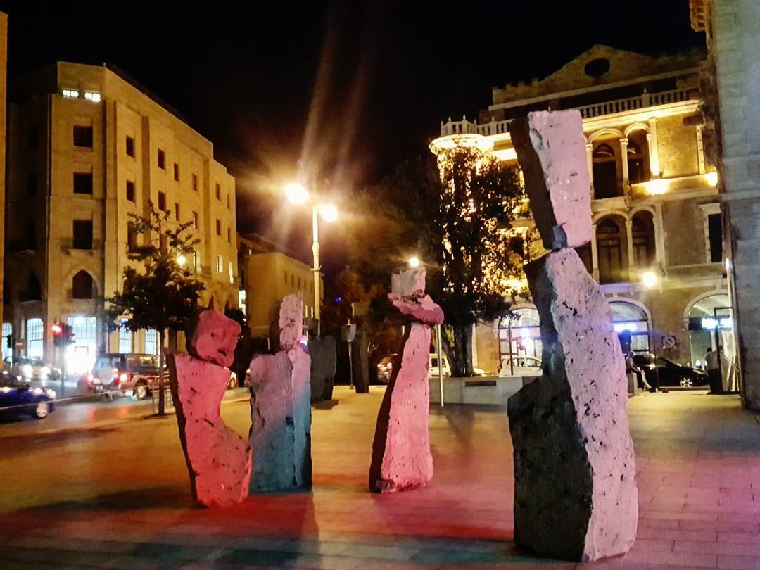 Lights, colors and shapes dance all night long...💫💖💫.. Downtown ... (Beirut Souks)