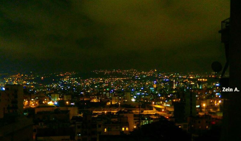  lights  mountains  alive  nightview  night  photography ... (Rmeil Ashrafieh)