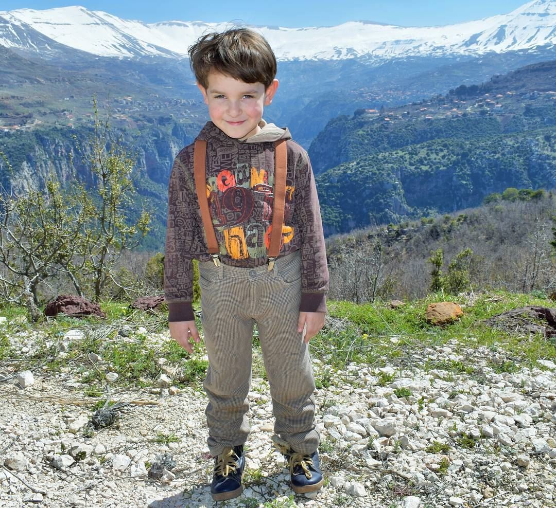 Little  Bro  Bromance  Little  Brother  Boy  Cute  Adorable  Snow   ElArz... (Bsharri, Lebanon)