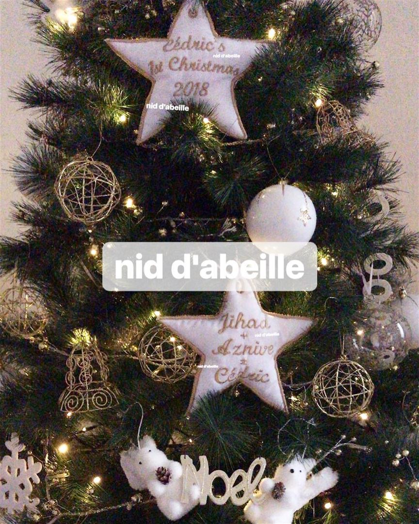 Look at the stars 🌟 personnalised tree ornament made with love ❤️Write it...