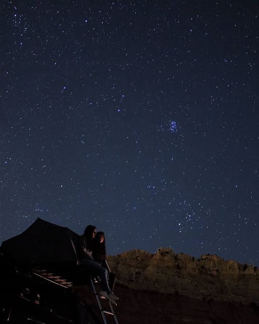Lord, You placed the stars in the sky, yet You call me Beautiful 🌠 ... (Akoura, Mont-Liban, Lebanon)