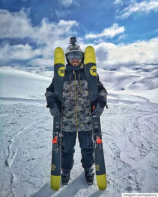 Love at frost sight ❄️🏔️⛷️... skiseason  skiing  skiaddict  skilover ... (Mzaar Ski Resort Kfardebian)
