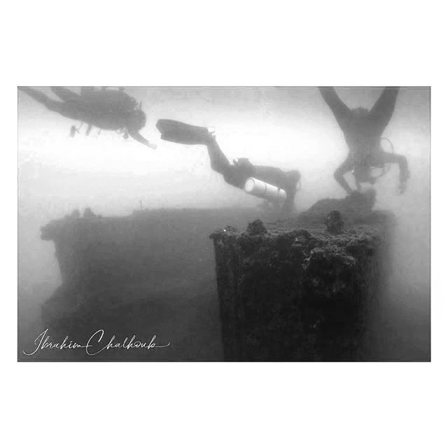 Low visibility wreck diving -  ichalhoub was in Jounieh  Lebanon shooting ...