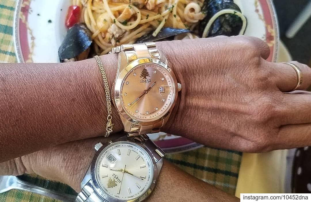  lunch  time in  italy with 2  10452dna  watches at the same table. ... (San Remo, Italy)