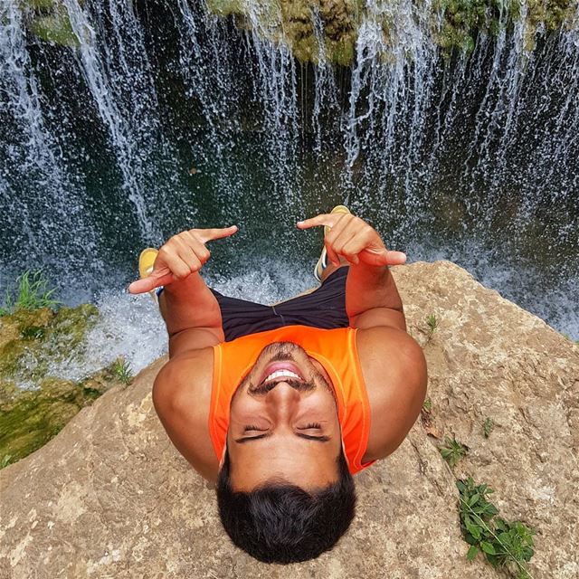 Make a wish 😎...📸 by @framewithaview  love  amazing  waterfall ... (Lebanon)