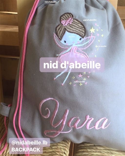 Make some magic 💖backpack! Write it on fabric by nid d'abeille  fairy ...