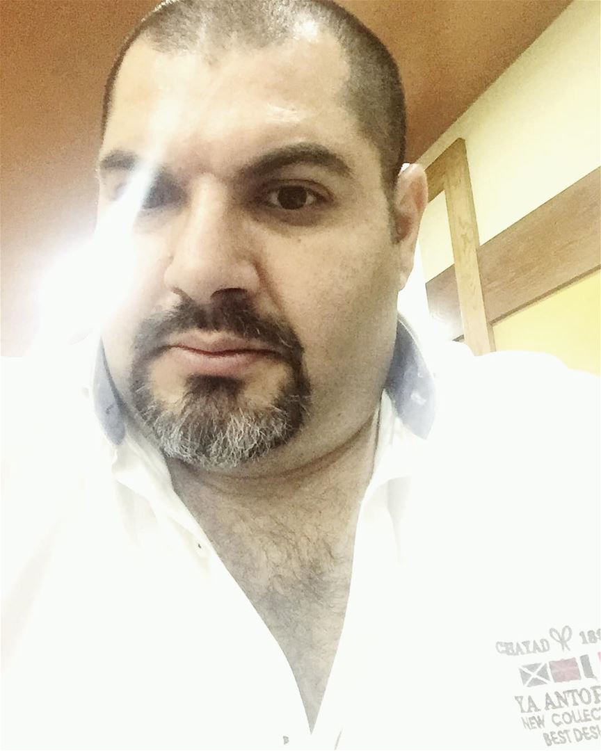 Me  myself  selfie  abouja2ra  light  lighting  white  clear  big  fat ... (Mar Elias Antelias)