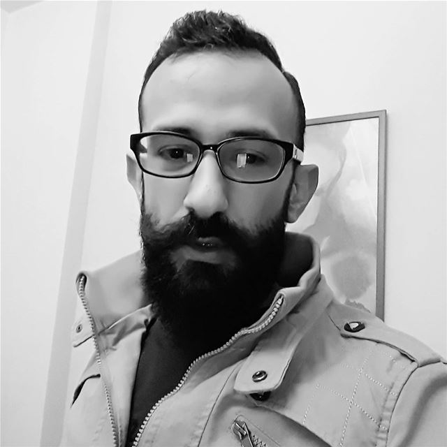  me  profile  moustache  pogonophile  bnw  blackandehite  face  selfie ... (Sinn Al Fil, Mont-Liban, Lebanon)