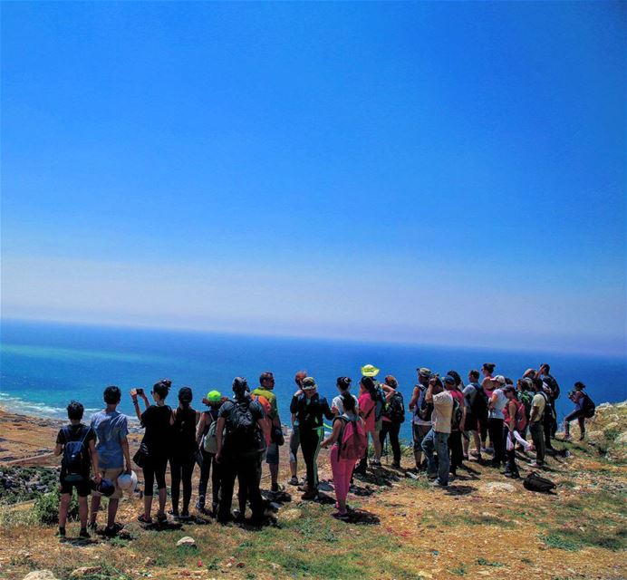 Meet me where the sky touches the sea ❤ hiking  explorelebanon ... (Hamâte, Liban-Nord, Lebanon)