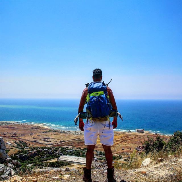 Meet me where the sky touches the sea ❤ hiking  explorelebanon ... (Hamâte, Liban-Nord, Lebanon)