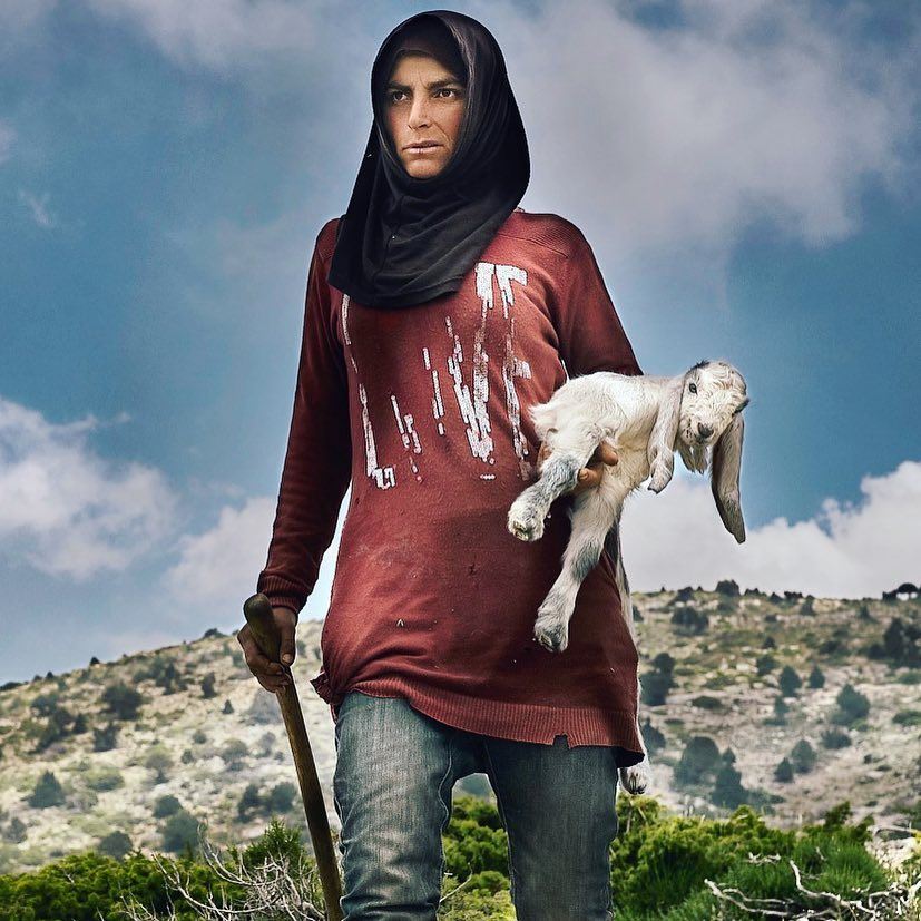 Meet the  Toughest  shepherdess ever. I've seen many before but never one...