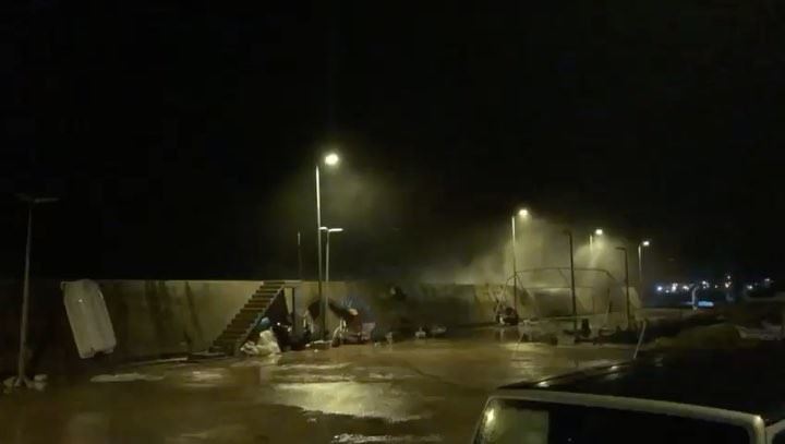 Mina el Batroun in the stormالعاصفة في ميناء البترون Video taken by @stev (Batroûn)