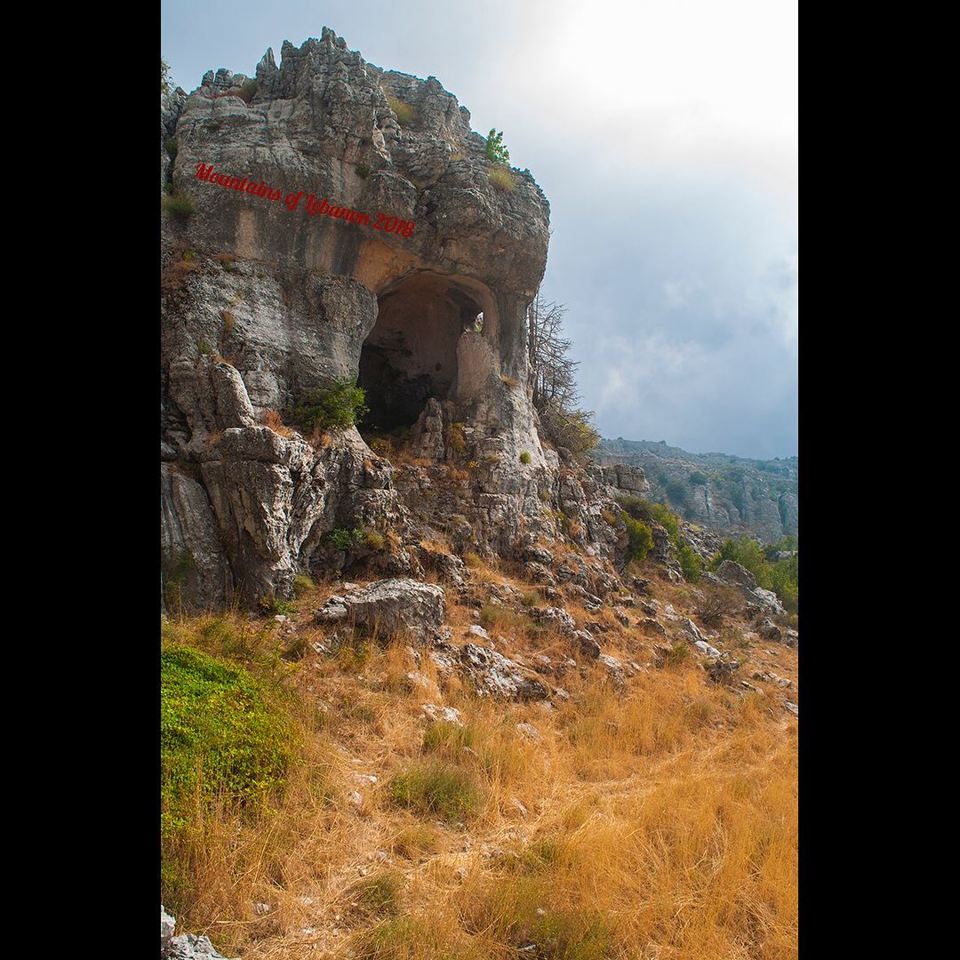 More rock formations in the Jaj highlands lebanon  hiking  trekking ... (Jaj, Mont-Liban, Lebanon)