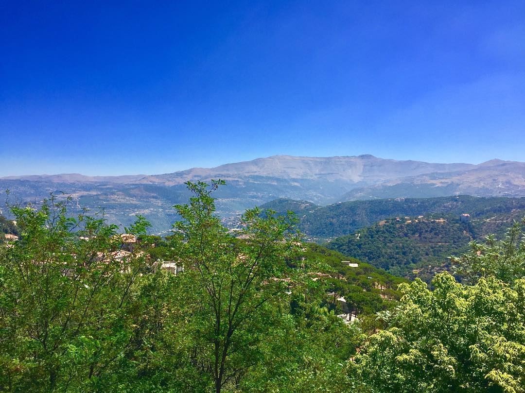 Morning from the balcony ☕️  lebanon  picoftheday  mountains  photoshoot ... (Dhour choueir)